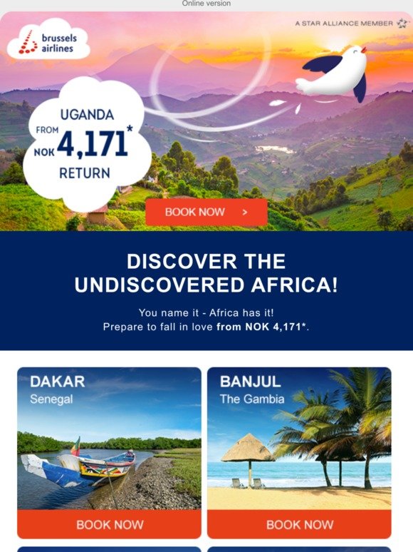 ✈️ From NOK 4171*, discover the undiscovered Africa. ✈️