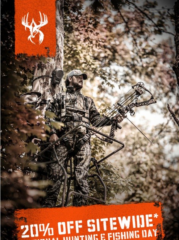 20% Off Sitewide – National Hunting & Fishing Day