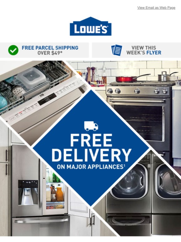 Lowes FREE Delivery On Major Appliances Milled   C@2x 