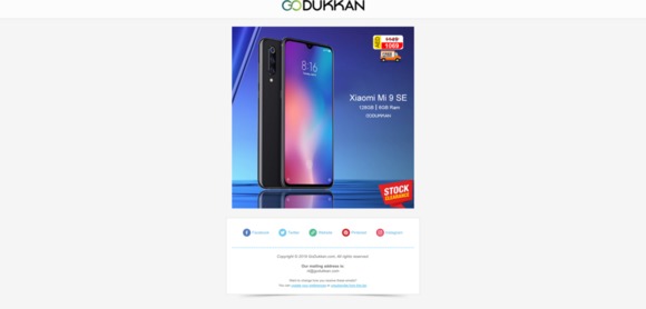 AED 100 OFF - 📱Xiaomi Mi 9 SE - AED 1069
