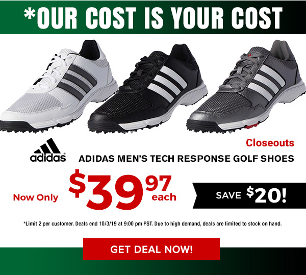 tech response adidas golf shoes