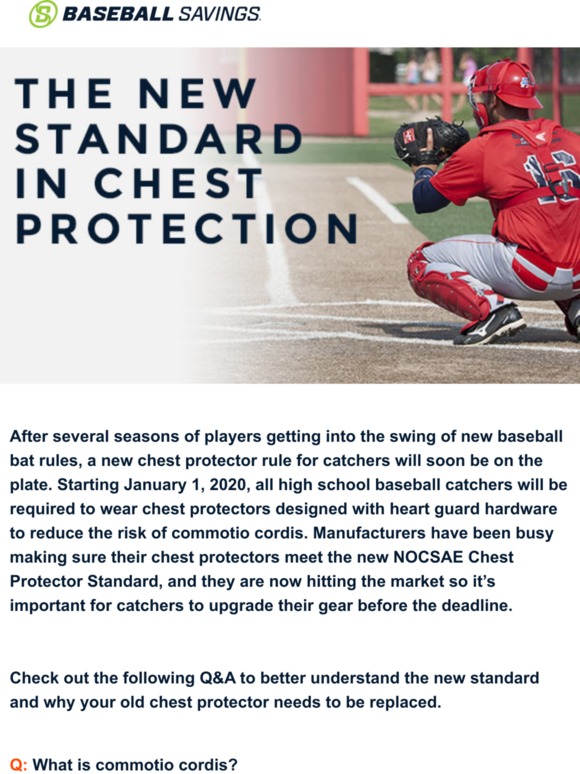 Baseball Savings New NOCSAE Rule Takes Effect Soon ️ H.S. & College