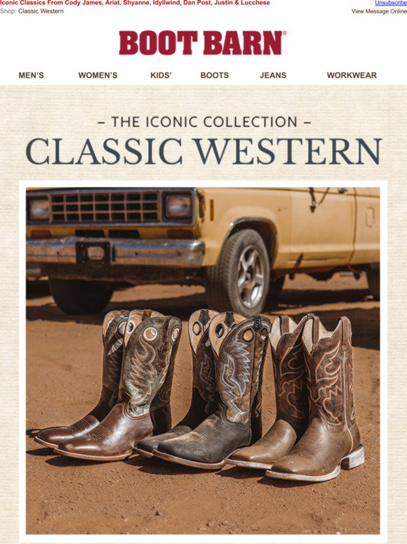 BootBarn.com: The Top Classic Western Boots | Milled