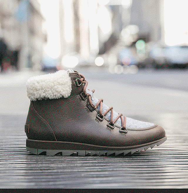 harlow genuine shearling bootie sorel