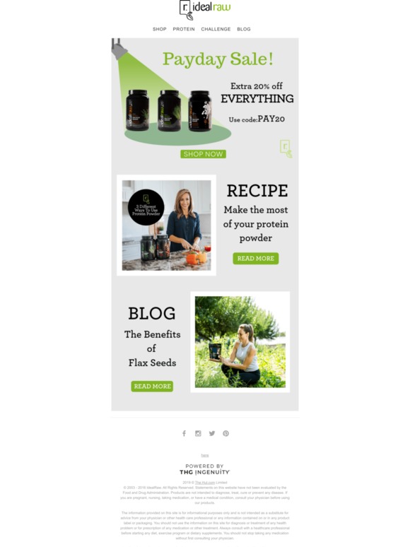 Pay Day Sale! Extra 20% off site-wide