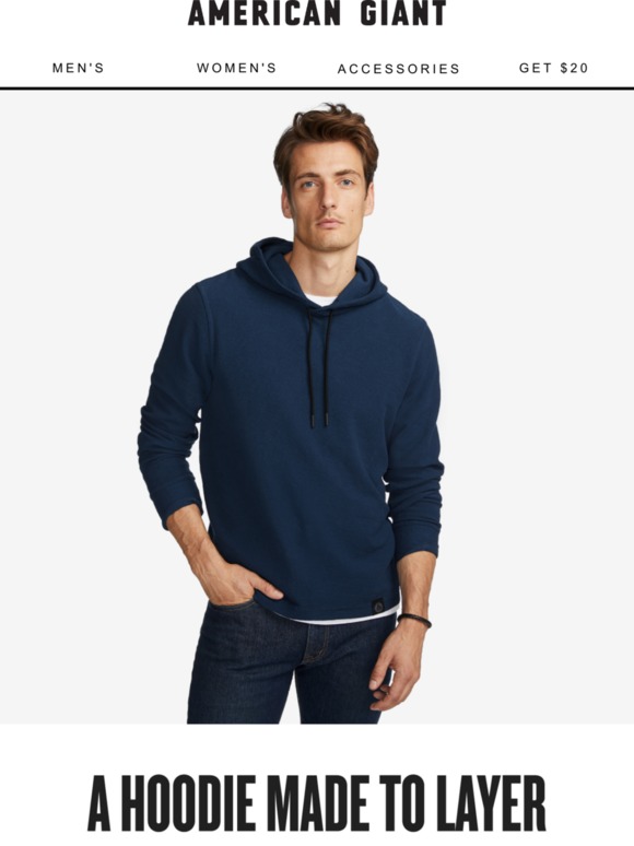 American Giant Where to wear our Sierra Midweight? Everywhere. Milled