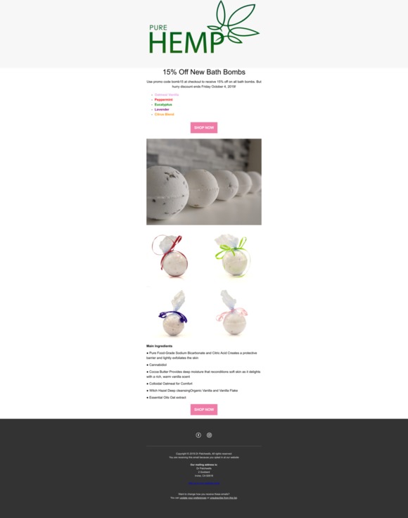 Soak up your stress with our 15% off on our new bath bombs