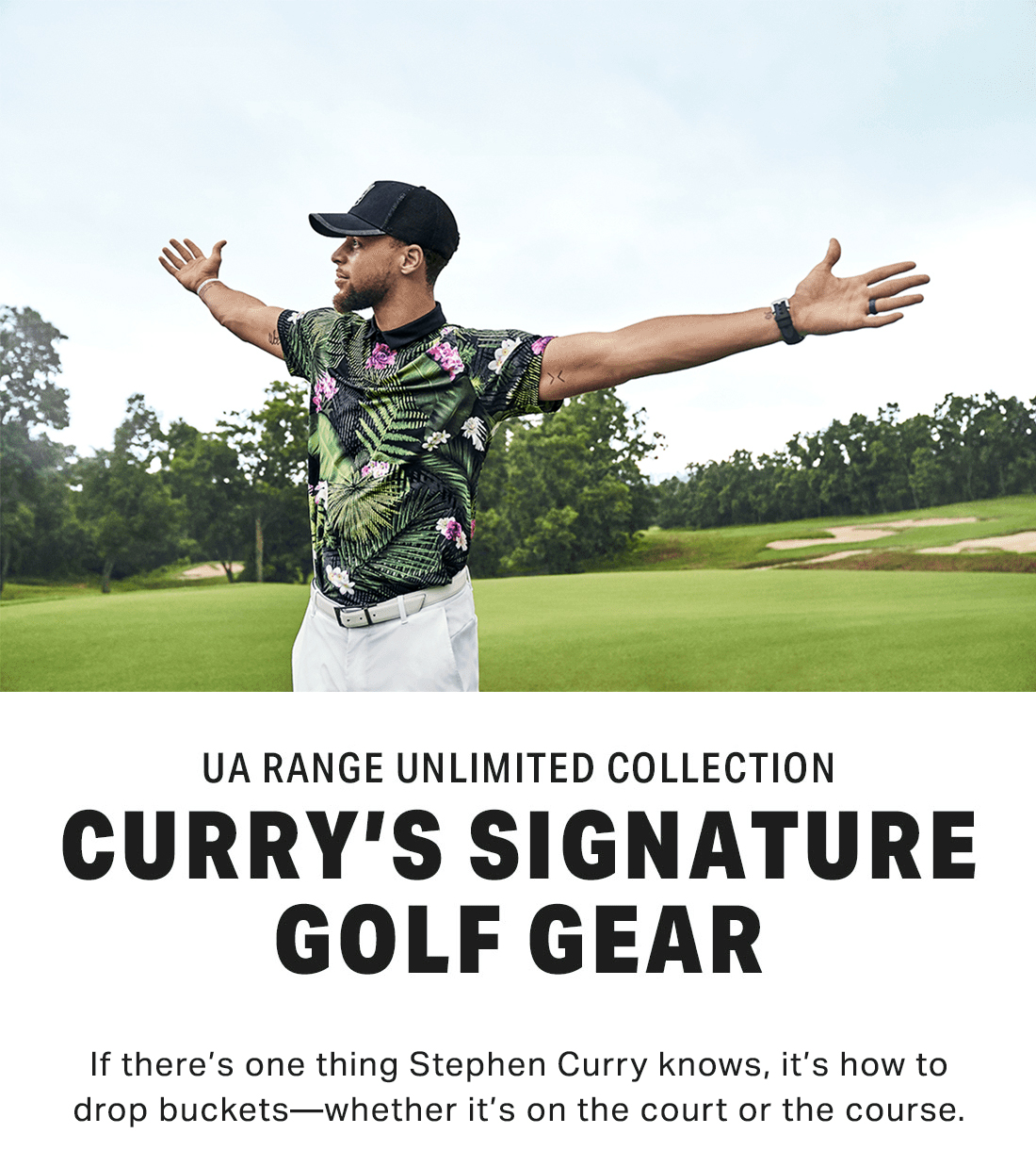 steph curry golf gear