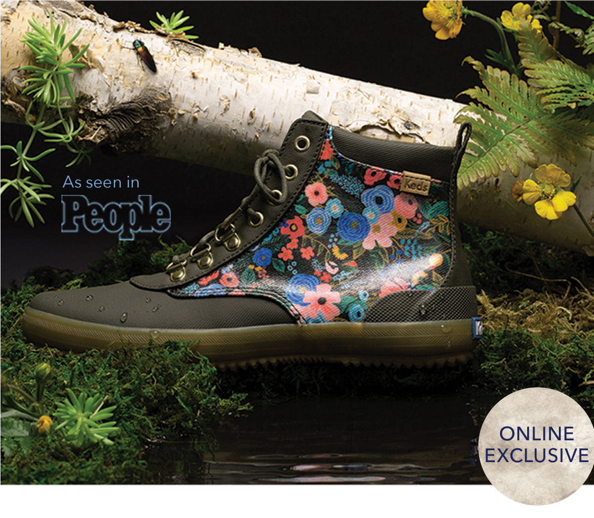 keds floral boots