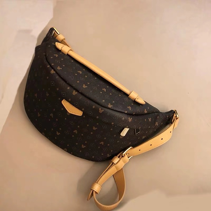 mickey classic leather handbag