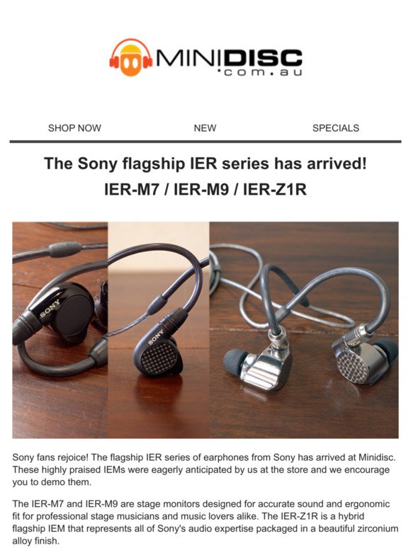 Minidisc! IER-M7 / IER-M9 / IER-Z1R 
