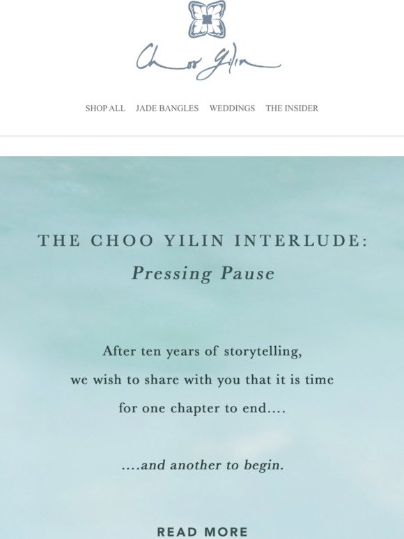 The Choo Yilin Interlude: Pressing Pause