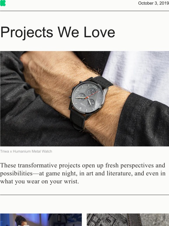 Projects We Love: A watch made from melted-down firearms