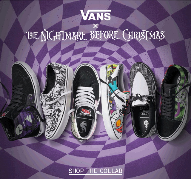 limited edition nightmare before christmas vans