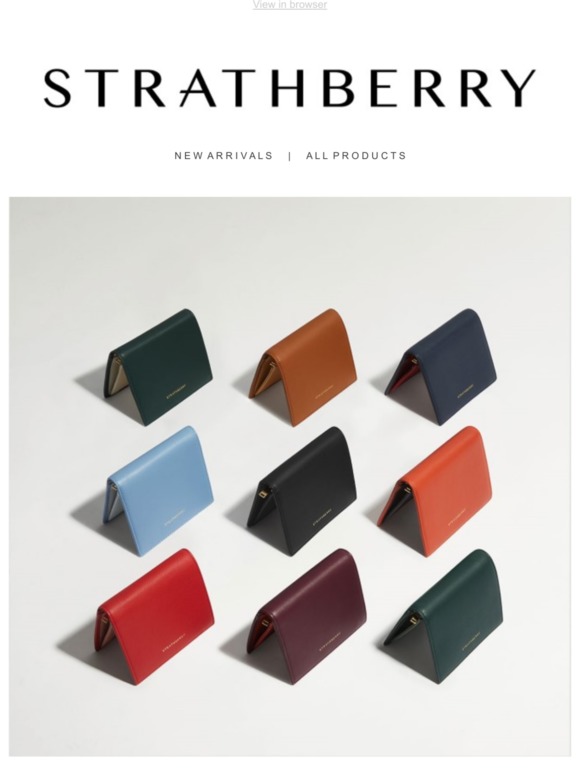 Up to 40% off our back to work edit - Strathberry