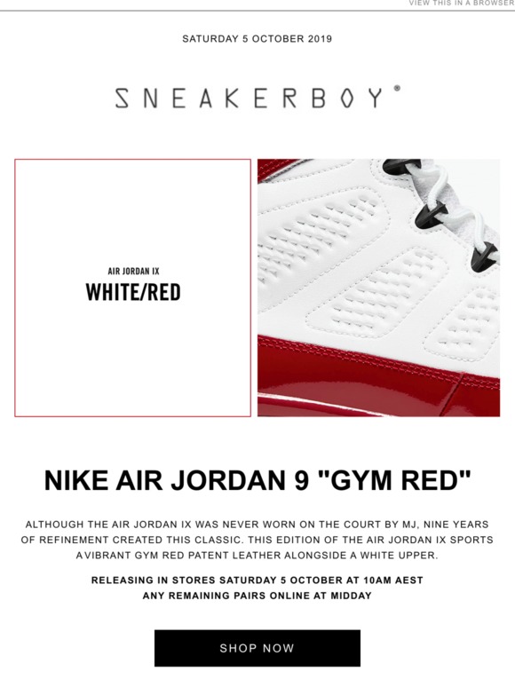 jordan 9s october 2019