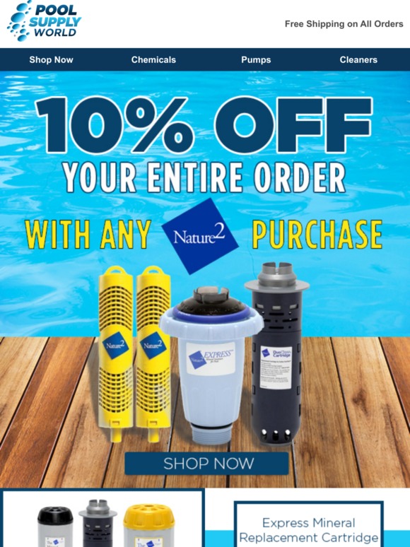 PoolSupplyWorld 📢 Offer Activated 10 Off! Milled