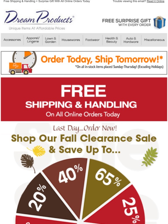 Dream Products Clearance Sale Huge Savings Up To 90 Ends Today