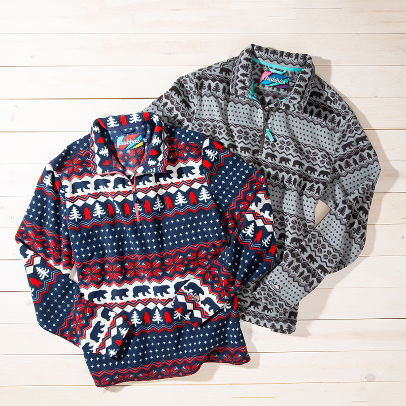 chubbies quarter zip