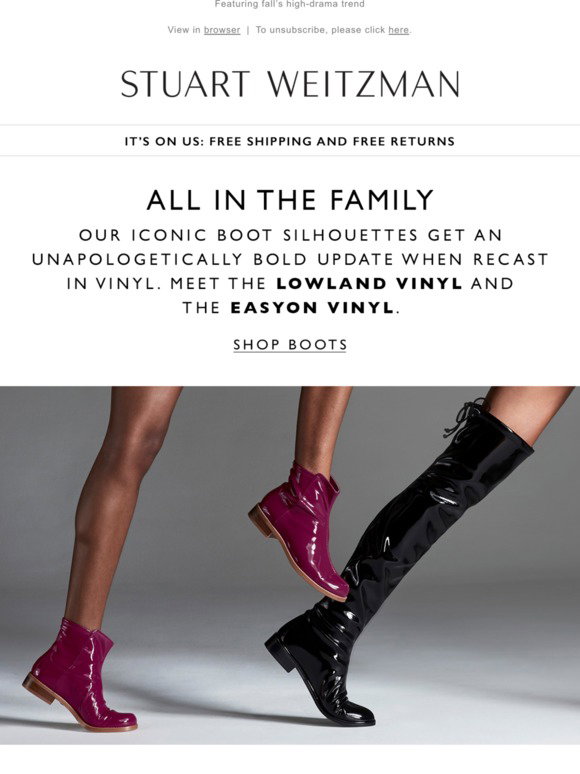 Stuart Weitzman | Stivale Harper camoscio nero | lemlò