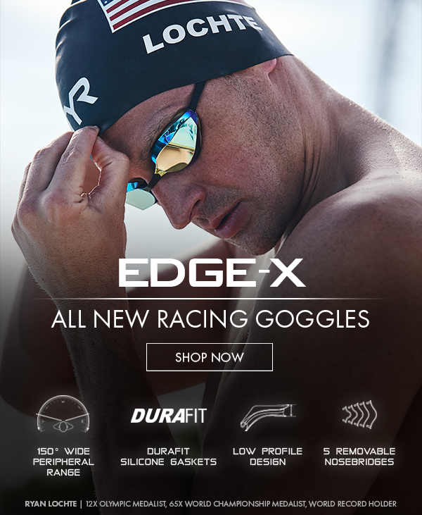 TYR Edge-X Racing Mirrored Swim Goggle