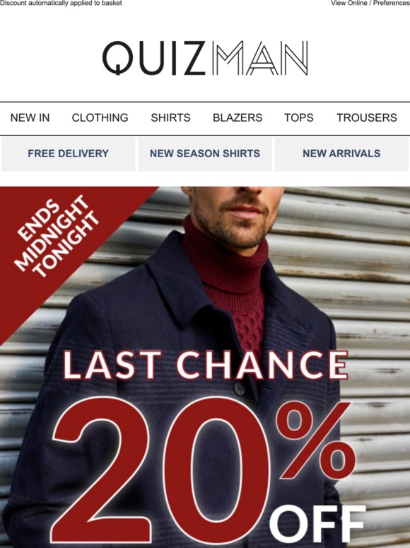 🚨 ENDS MIDNIGHT TONIGHT 🚨 20% OFF EVERYTHING