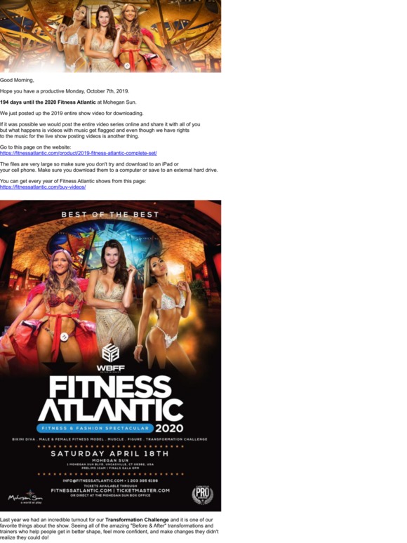 2019 Fitness Atlantic Complete Set