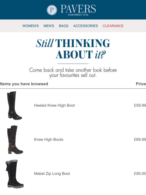 pavers knee high boots sale