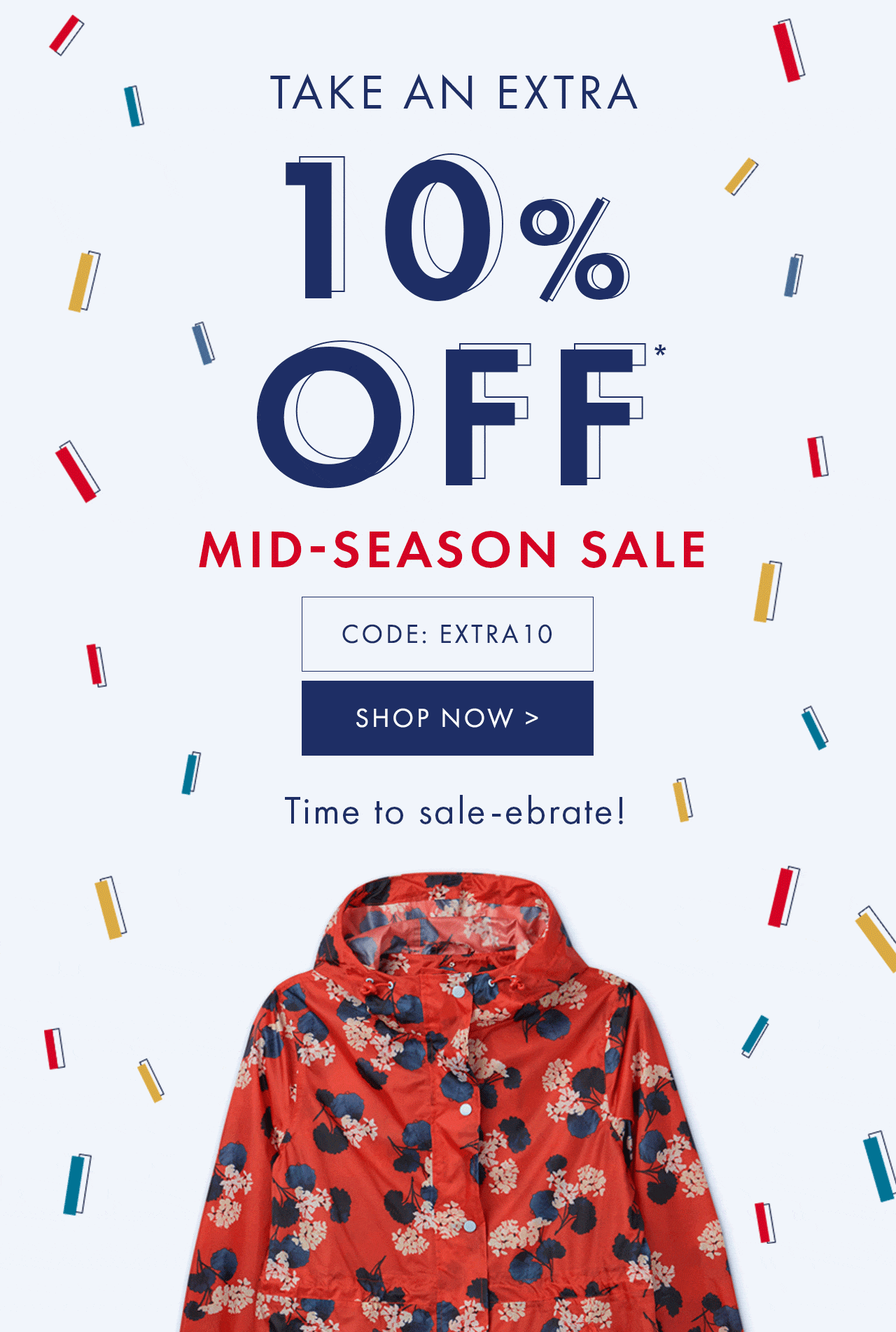 joules Extra 10 off sale. Limited time only! Milled