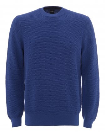 cobalt blue mens jumper