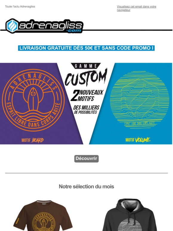 Personnalisez votre style avec 2 nouveaux motifs Custom !