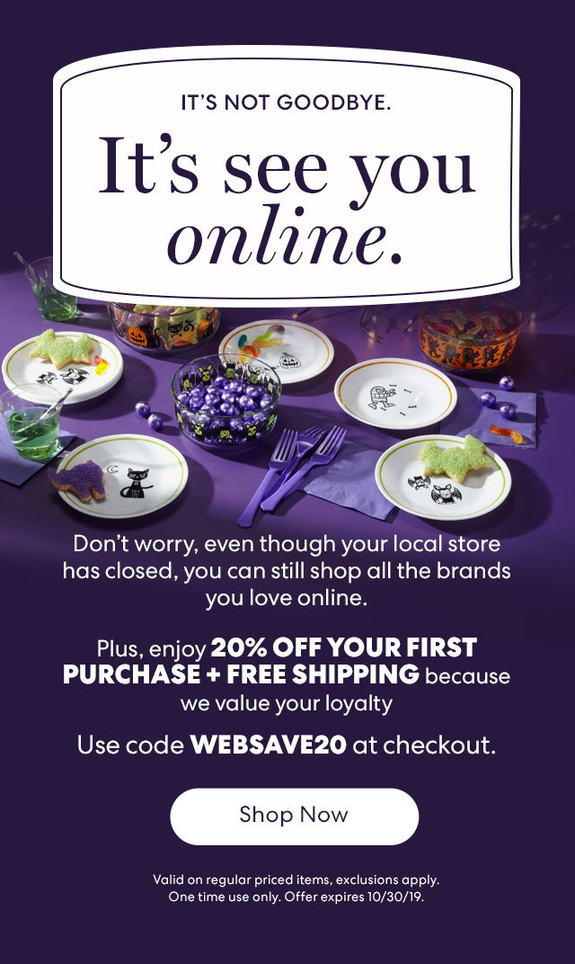 Corningware Corelle &amp; More Outlets: Now shop us anywhere, anytime! | Milled