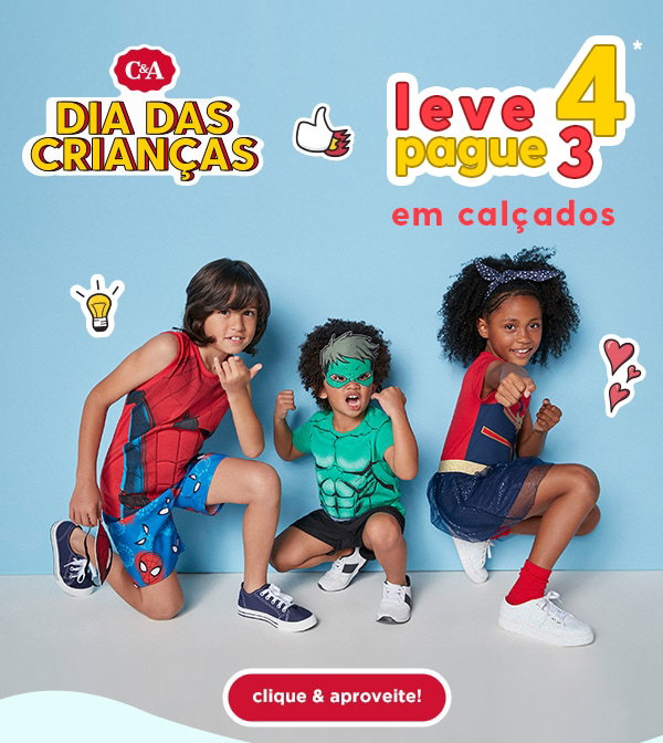 c\u0026a br: 😉 Leve 4 pague 3 em calçados! | Milled