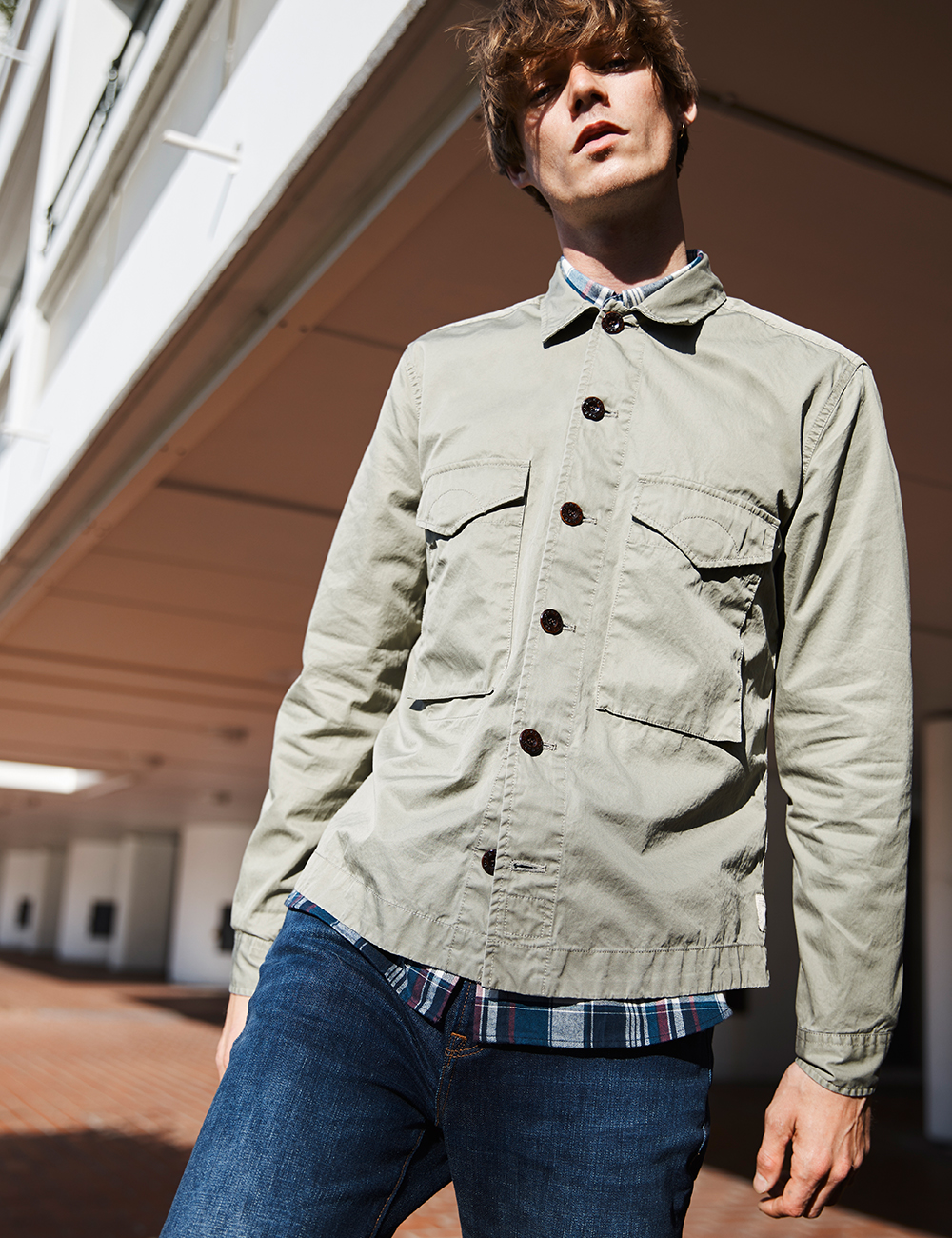 pretty green overshirt jacket