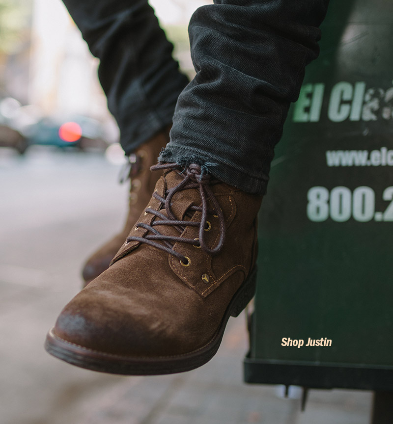 justin suede boots