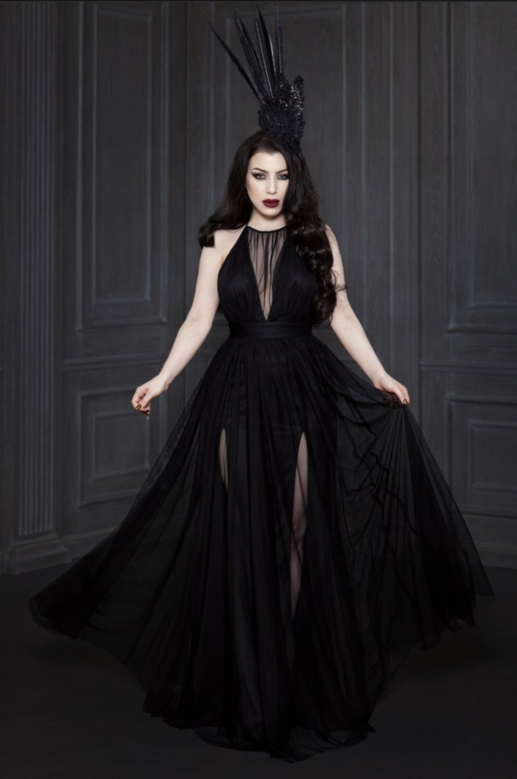 gothic glamour dress