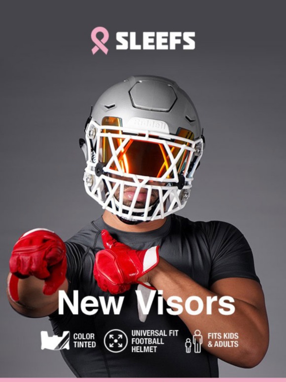 visors football sleefs