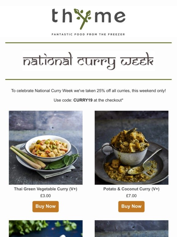 National curry week...