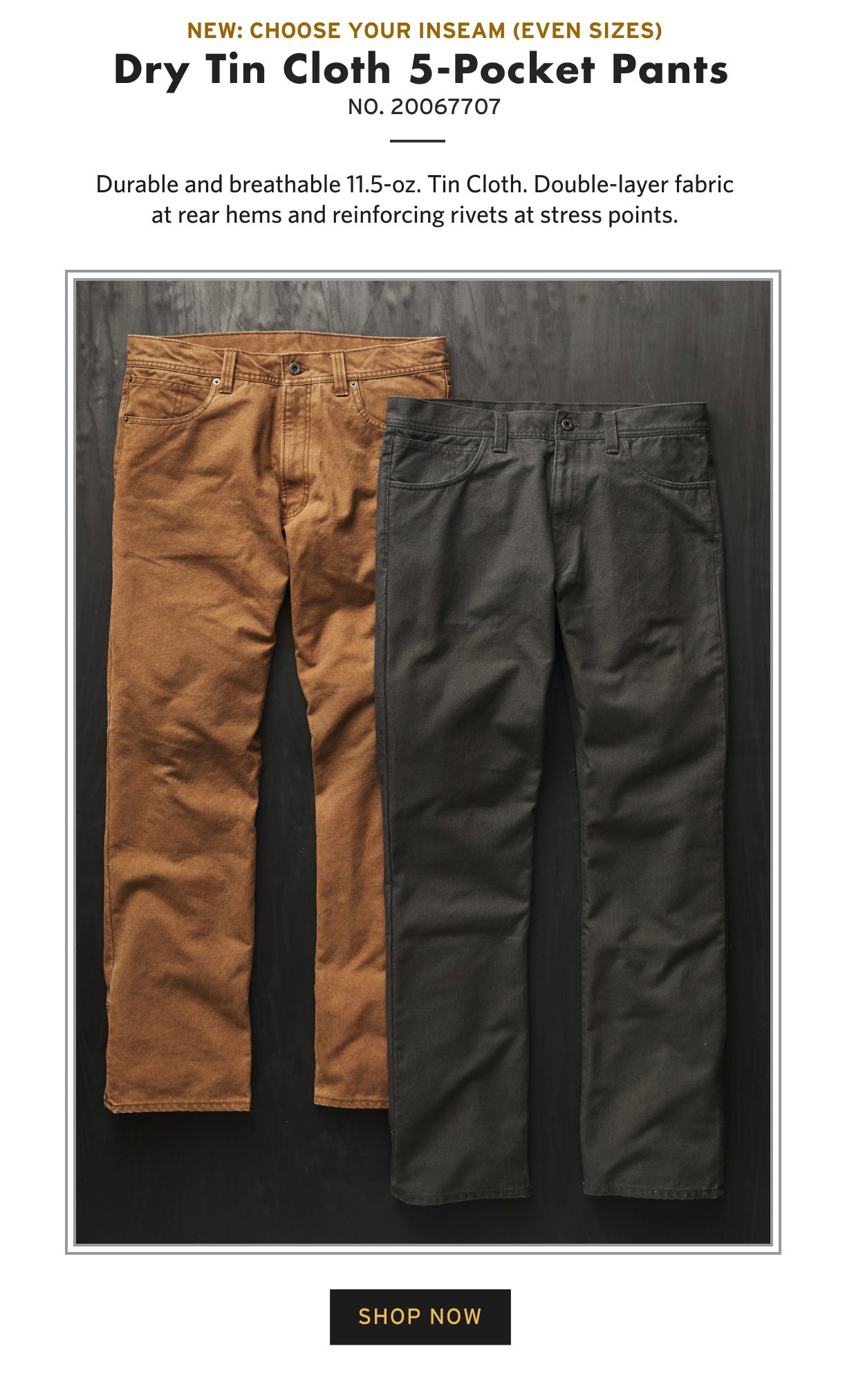 Filson: New Supply Pants | Milled