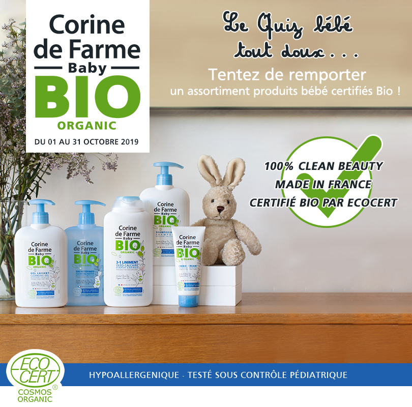 Corine De Farme Grand Jeu Baby Bio Milled