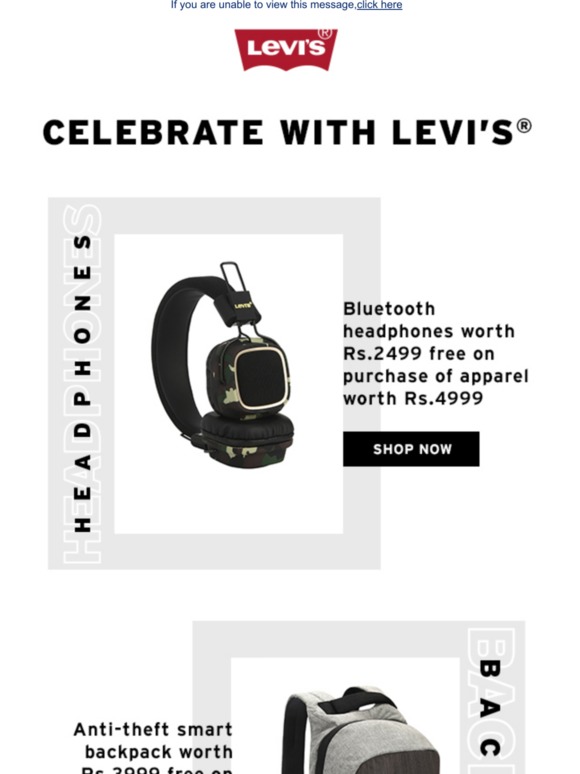 Levi's bluetooth online earphones