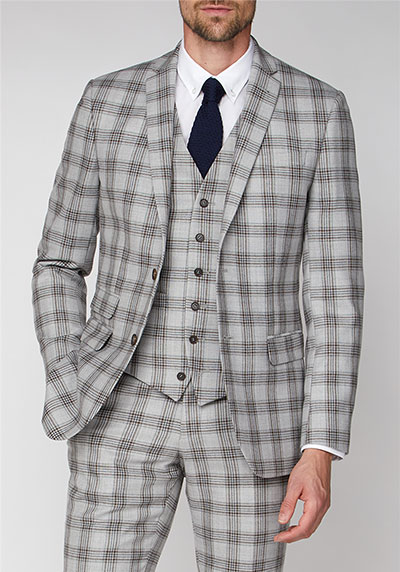 racing green grey suit