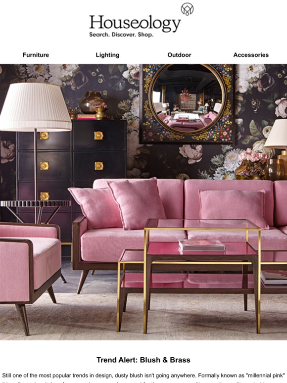 Trend Alert: Blush & Brass