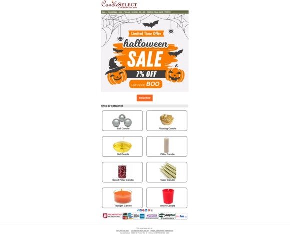 Halloween 7% Off Sale Going On Now!