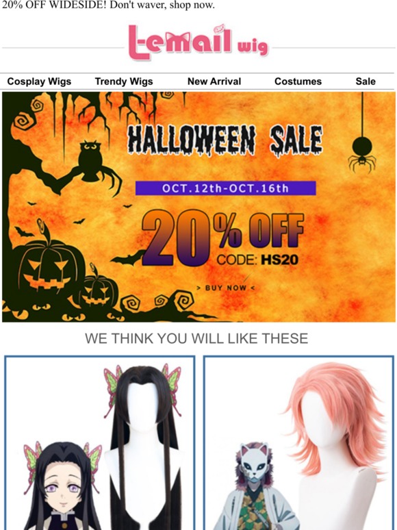 Halloween Sale: 💥20% Off Sitewide! Don't Miss it!