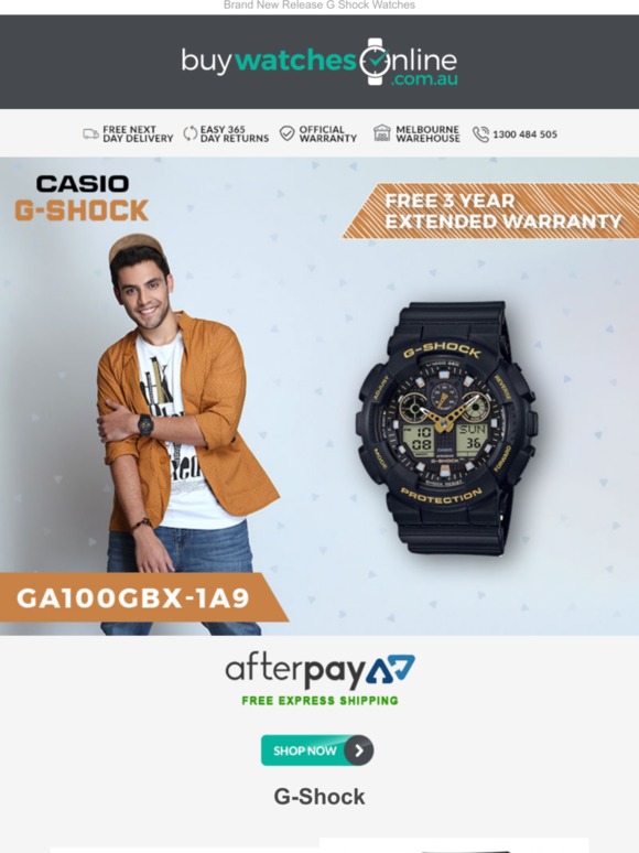 Casio g sale shock afterpay