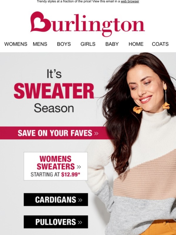 burlington cardigan sweaters