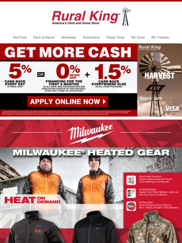 rural king heated jacket