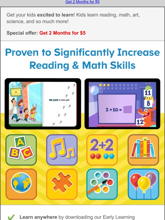 ABCmouse.com: Improve Reading and Math Skills | Milled