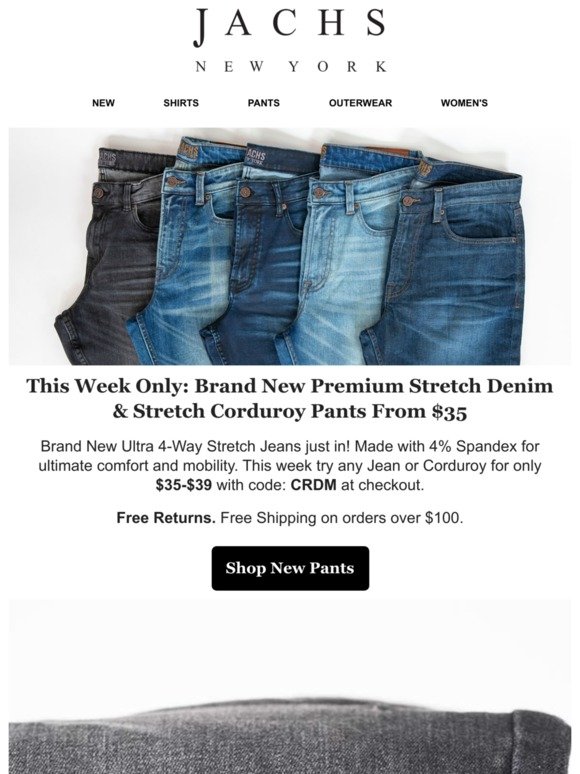 Byttehandel Siege ægteskab Jachs : Brand New Ultra 4-Way Stretch Jeans! $39 | Milled